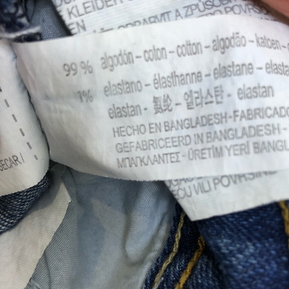 Zara Floral Embroidered Mid-Rise Skinny Jeans Sz 4 - Picture 12 of 13